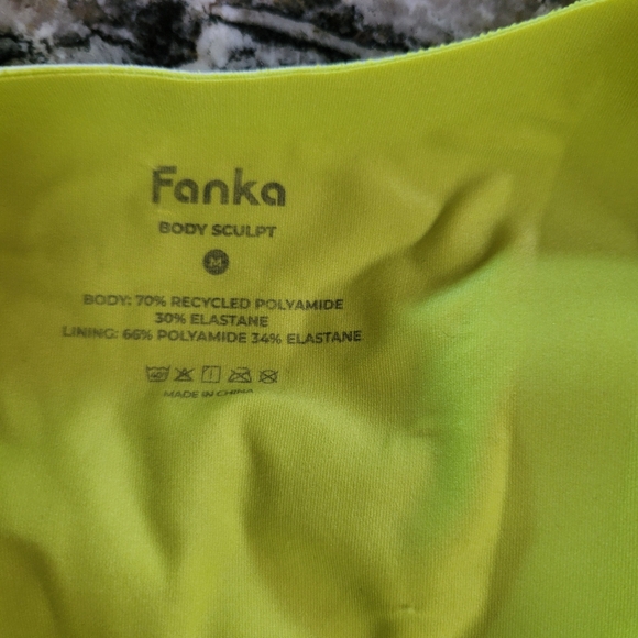 Fanka Yellow Body Sculpt Bra Tank - Picture 5 of 5